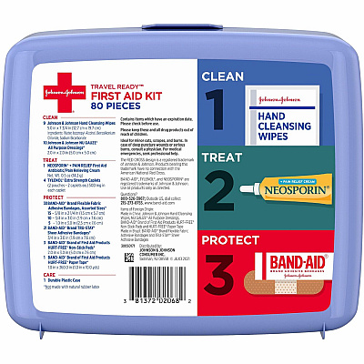 Johnson & Johnson Travel Ready First Aid Kit (JOJ202068)