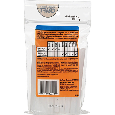 Gorilla Glue Mini Hot Glue Sticks (GOR3023003)
