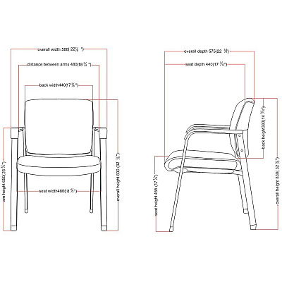 Lorell Healthcare Upholstery Guest Chair (LLR30950)
