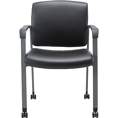 Lorell Healthcare Upholstery Guest Chair with Casters (LLR30951)