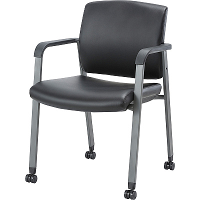 Lorell Healthcare Upholstery Guest Chair with Casters (LLR30951)
