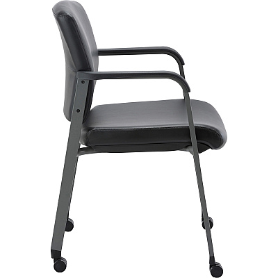 Lorell Healthcare Upholstery Guest Chair with Casters (LLR30951)
