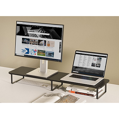 Lorell Quick-Install Monitor Laptop Riser (LLR99556)