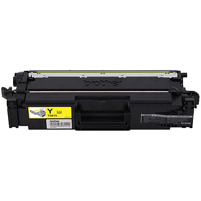 Brother TN810Y Original Standard Yield Laser Toner Cartridge - Yellow - 1 Each
