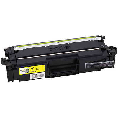 Brother TN810Y Original Standard Yield Laser Toner Cartridge - Yellow - 1 Each