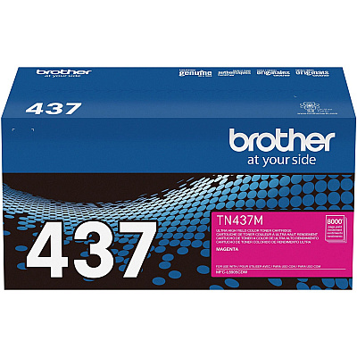Brother TN437M Original Ultra High Yield Laser Toner Cartridge - Magenta - 1 Each