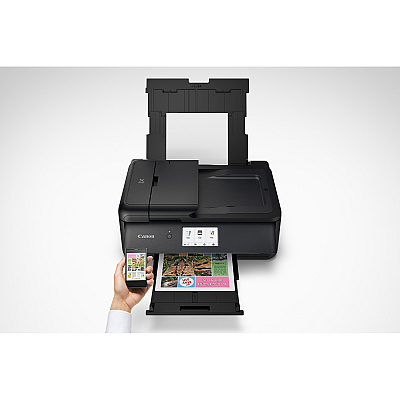 Canon PIXMA TS9520BK Wireless Inkjet Multifunction Printer - Color - Black