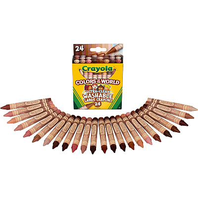 Crayola Ultra-Clean Washabe Large Crayons (CYO520134)