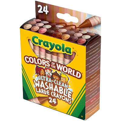 Crayola Ultra-Clean Washabe Large Crayons (CYO520134)