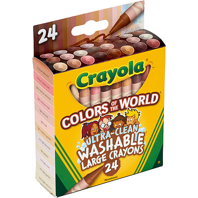 Crayola Ultra-Clean Washabe Large Crayons (CYO520134)