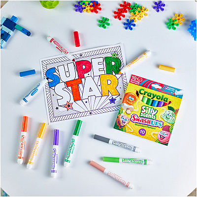 Crayola Silly Scents Slim Scented Washable Markers (CYO588274)