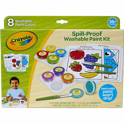 Crayola Spill Proof Washable Paint Set (CYO811518)