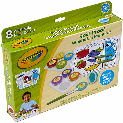 Crayola Spill Proof Washable Paint Set (CYO811518)