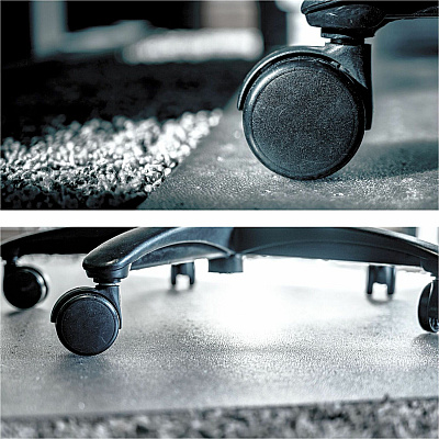 Cleartex Advantagemat Plus APET Lipped for Low/Standard Pile Carpets - 36" x 48" (FLRNCCMFLAG0003)