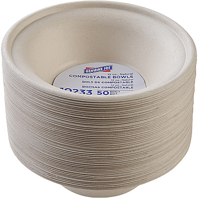 Genuine Joe 12 oz Compostable Bowls (GJO10233CT)