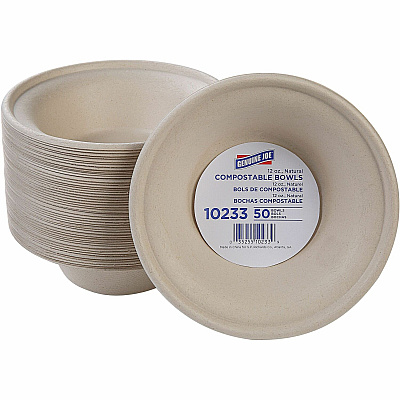 Genuine Joe 12 oz Compostable Bowls (GJO10233CT)