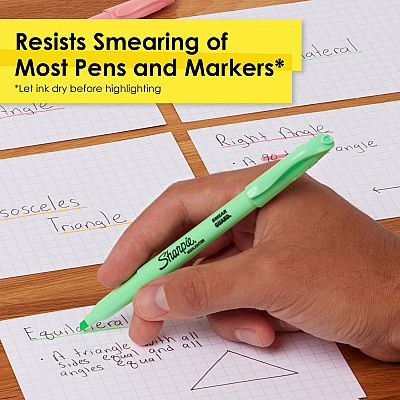 Sharpie Accent Highlighters w/Smear Guard (SAN2157482)