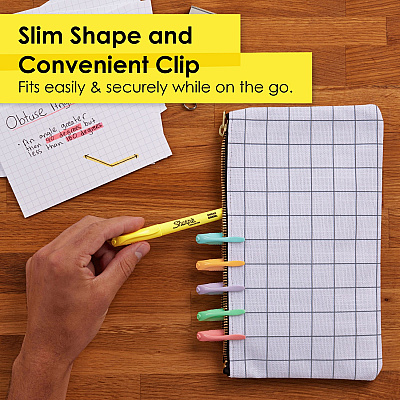 Sharpie Accent Highlighters w/Smear Guard (SAN2157482)