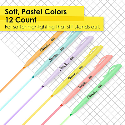 Sharpie Accent Highlighters w/Smear Guard (SAN2157482)