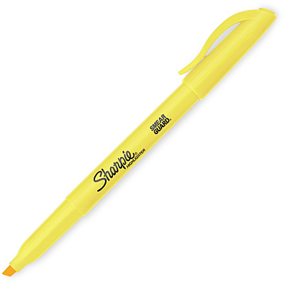 Sharpie Accent Highlighters w/Smear Guard (SAN2157482)