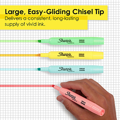 Sharpie SmearGuard Tank Style Highlighters (SAN2157488)