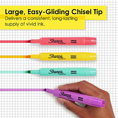 Sharpie SmearGuard Tank Style Highlighters (SAN2157492)