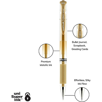 uniball Gel Impact Metallic Ink Pen (UBC70295)