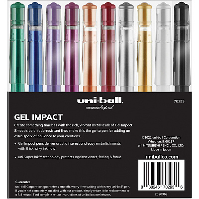 uniball Gel Impact Metallic Ink Pen (UBC70295)