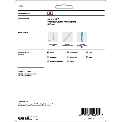 uniball UB One Gel Pens (UBC70309)