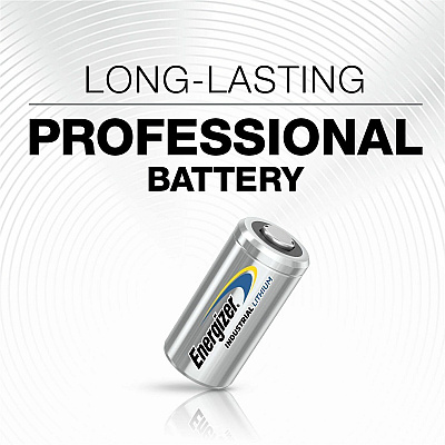 Energizer Industrial 123 Lithium Batteries, 123 Energizer Industrial Lithium Batteries, 12 Pack (EVEELN12312)