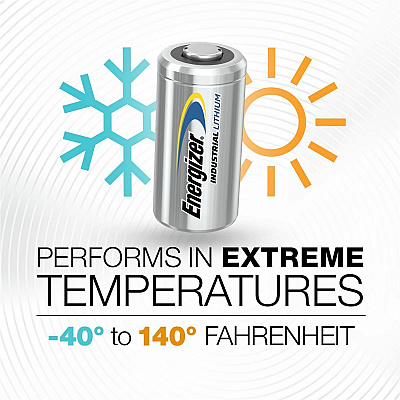 Energizer Industrial 123 Lithium Batteries, 123 Energizer Industrial Lithium Batteries, 12 Pack (EVEELN12312)