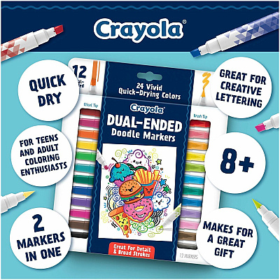 Crayola Dual-Ended Markers (CYO588314)