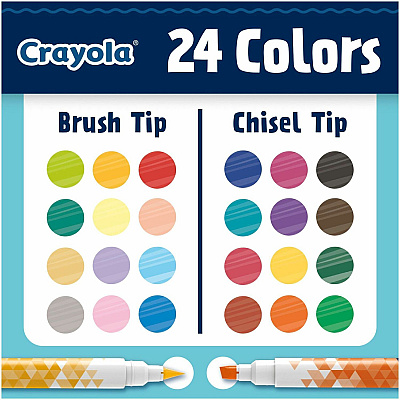 Crayola Dual-Ended Markers (CYO588314)