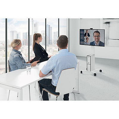 Durable COWORKSATION Mobile TV Cart (DBL370202)