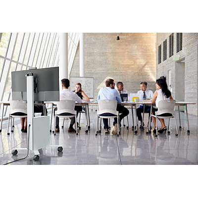 Durable COWORKSATION Mobile TV Cart (DBL370202)