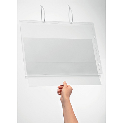 Durable Water-Resistant Document Pockets with Ties (DBL502819)