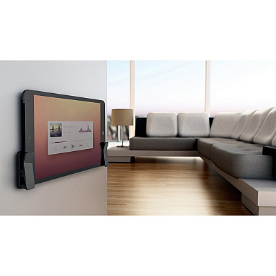 Durable VISIOCLIP Wall Mount for Tablet, Smartphone - Charcoal Gray (DBL893958)