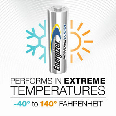 Energizer Industrial AA Lithium Battery 4-Pack (EVELN91)