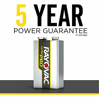 Rayovac Ultra Pro Alkaline 9V Batteries, 6 Pack (RAYAL9V6)