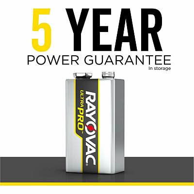 Rayovac Ultra Pro Alkaline 9V Batteries, 6 Pack (RAYAL9V6)