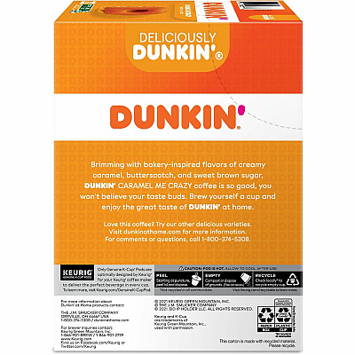 Dunkin Donuts Dunkin Donuts K-Cup Caramel Me Crazy Coffee (GMT1277)