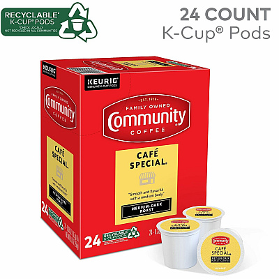 Community Coffee K-Cup Cafe Special Coffee (GMT64059)