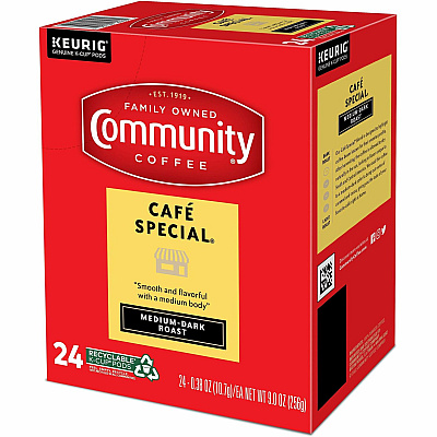 Community Coffee K-Cup Cafe Special Coffee (GMT64059)