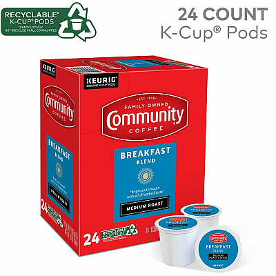 Community Coffee K-Cup Breakfast Blend Coffee (GMT64063)
