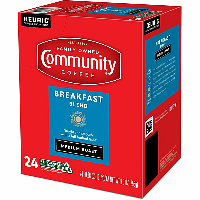 Community Coffee K-Cup Breakfast Blend Coffee (GMT64063)