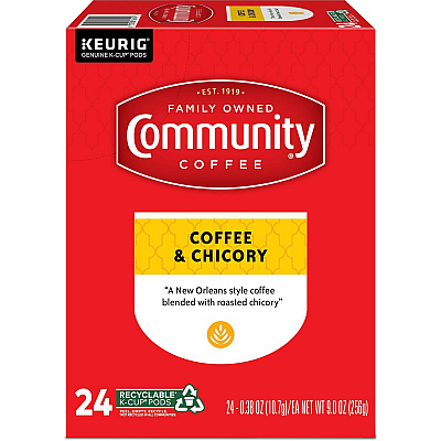 Community Coffee K-Cup Coffee & Chicory (GMT64141)
