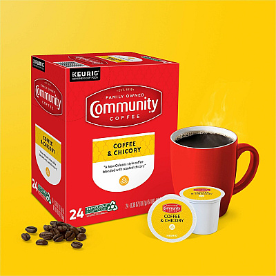 Community Coffee K-Cup Coffee & Chicory (GMT64141)