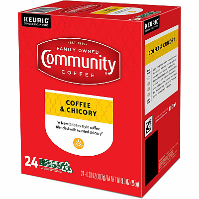 Community Coffee K-Cup Coffee & Chicory (GMT64141)