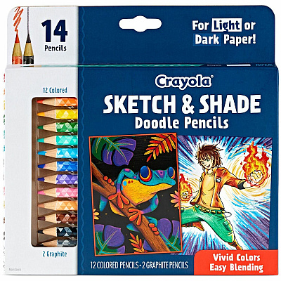 Crayola Sketch & Shade Doodle Pencils (CYO682116)