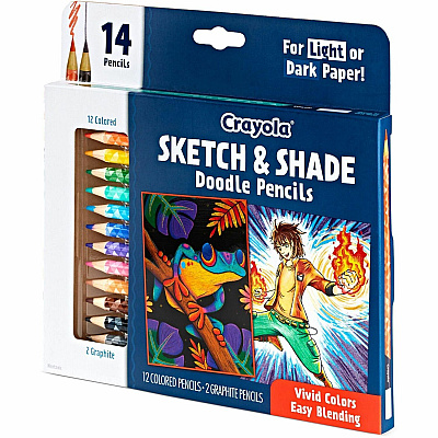 Crayola Sketch & Shade Doodle Pencils (CYO682116)